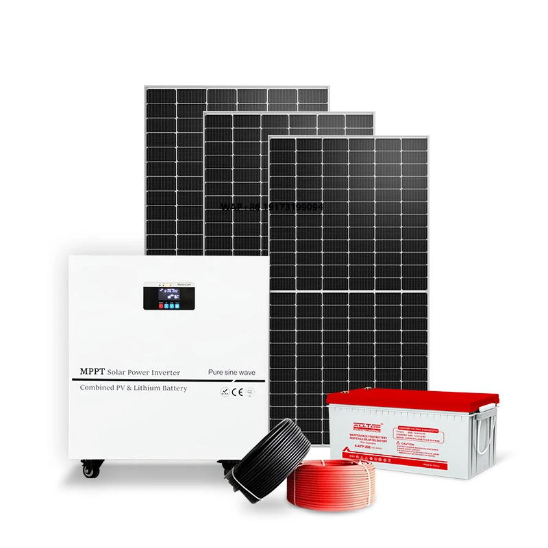 

High quality and durable AC 110V 220V 0.6kw 1.2kw 2.2kw 3KW 3.5kw 5KW 50AH 75AH 100AH inverter solar system