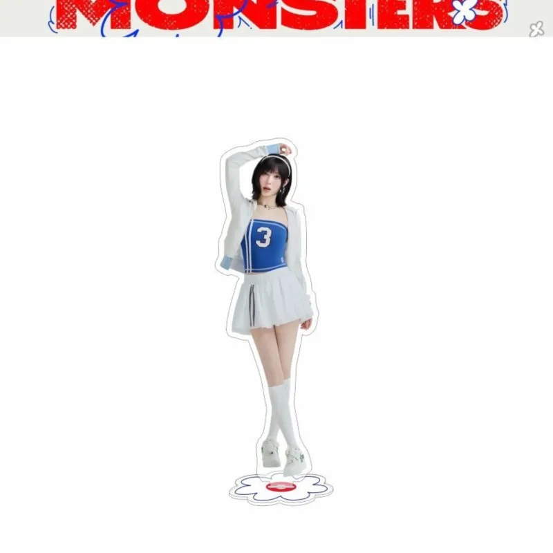 루카 에디지 힙합 케이팝 걸그룹 아크릴 키체인 시크 걸그룹 아크릴 스탠디 모델 플레이트 장식 데스크 피규어 디스플레이