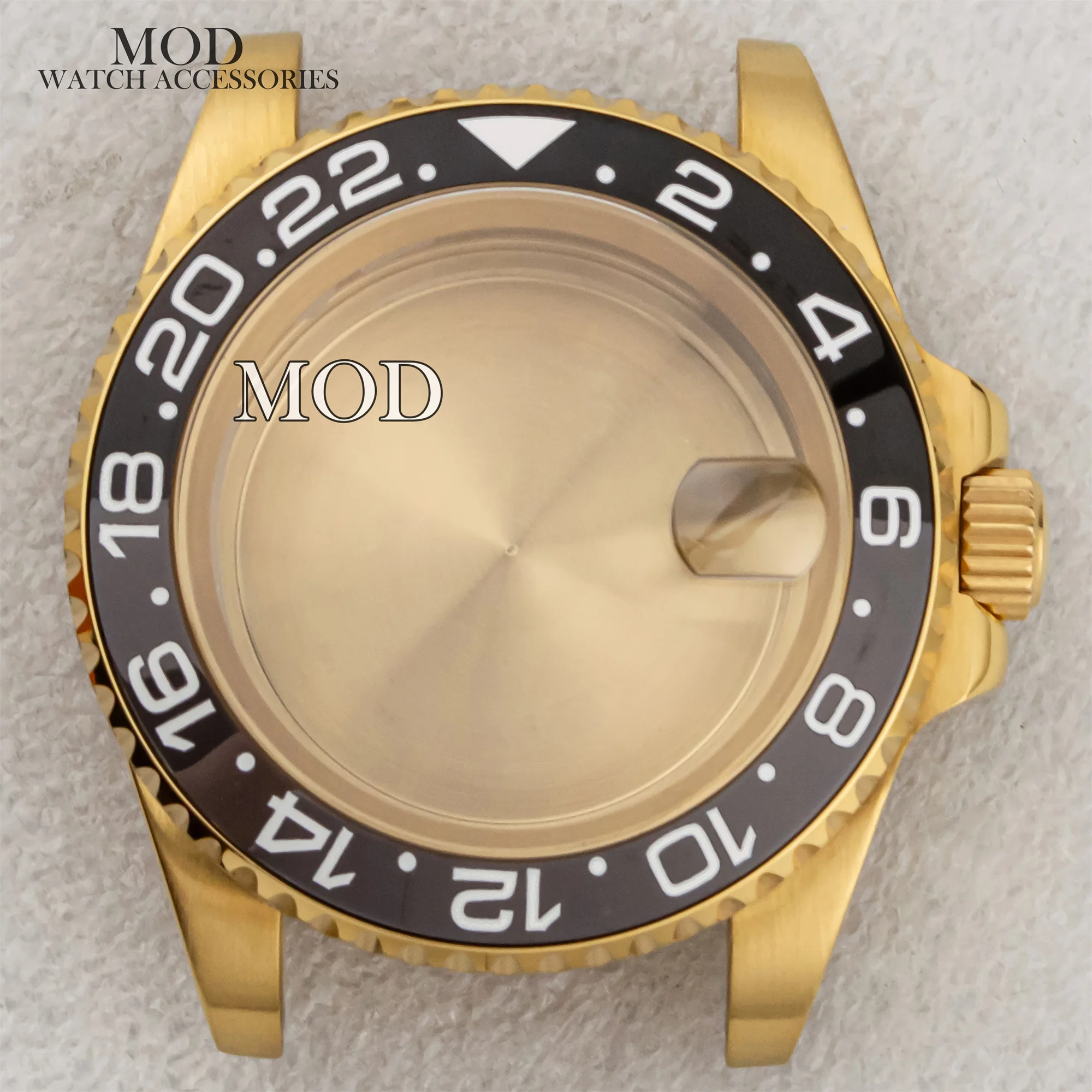 NH35 Case For SUB GMT Stainless Steel 40MM Watch Case Ceramic Bezel 10ATM Waterproof fit NH35 NH36 Movement 28.5MM Dial Parts
