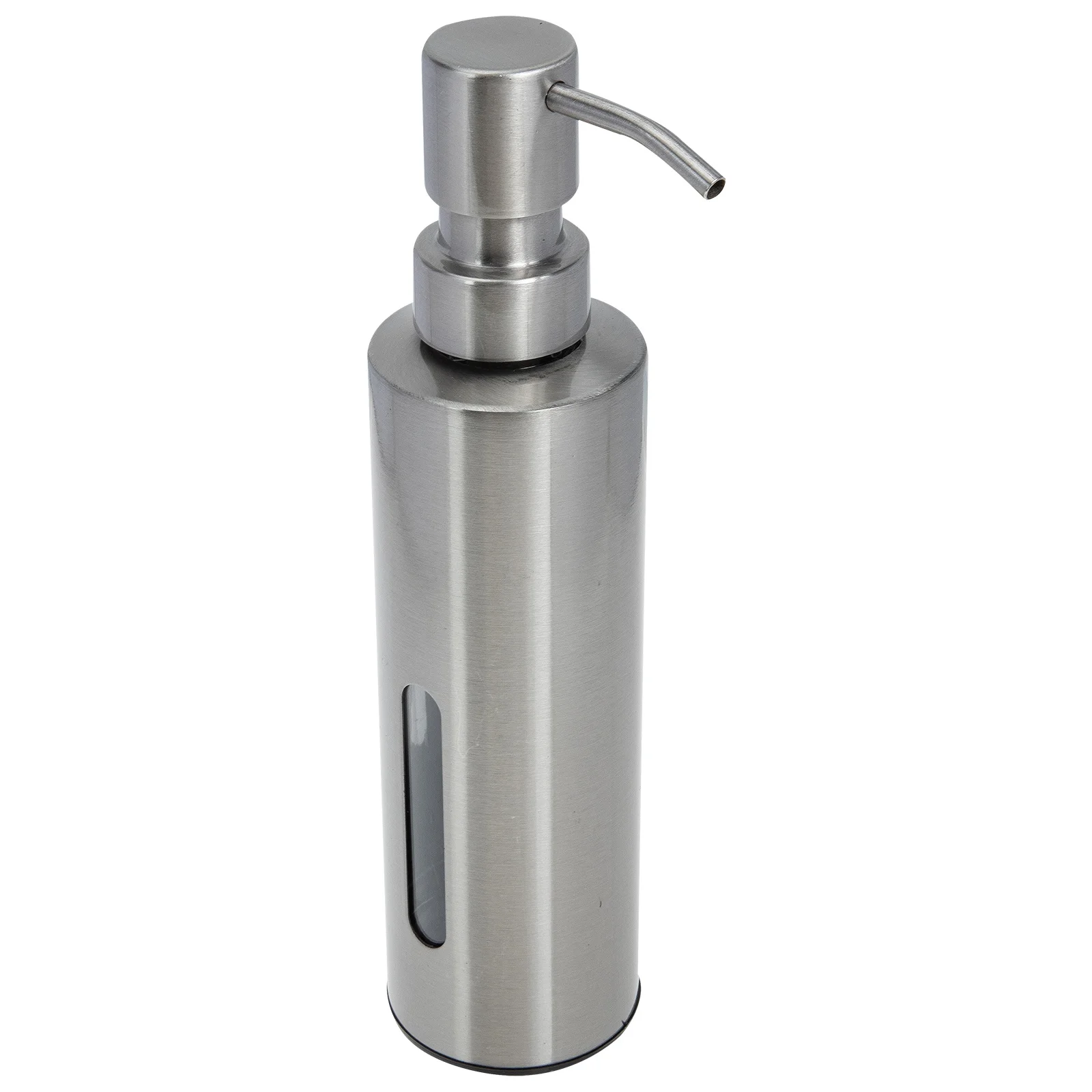 

Creative Stainless Steel Soap Dispenser Refillable Hand Shampoo Bottle Leakproof Pump Suitable for Home Office Travel Shower Gel