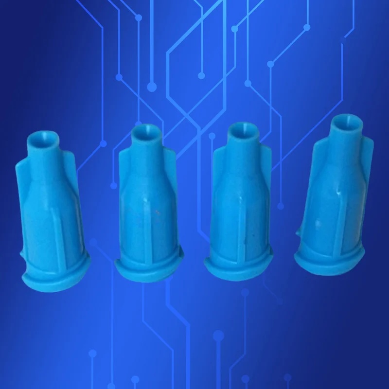 ‌ 1000 tapas de jeringa Luer Lock azules a granel | Punta de tornillo a prueba de fugas para dispensación de laboratorio/químicos + FS ‌