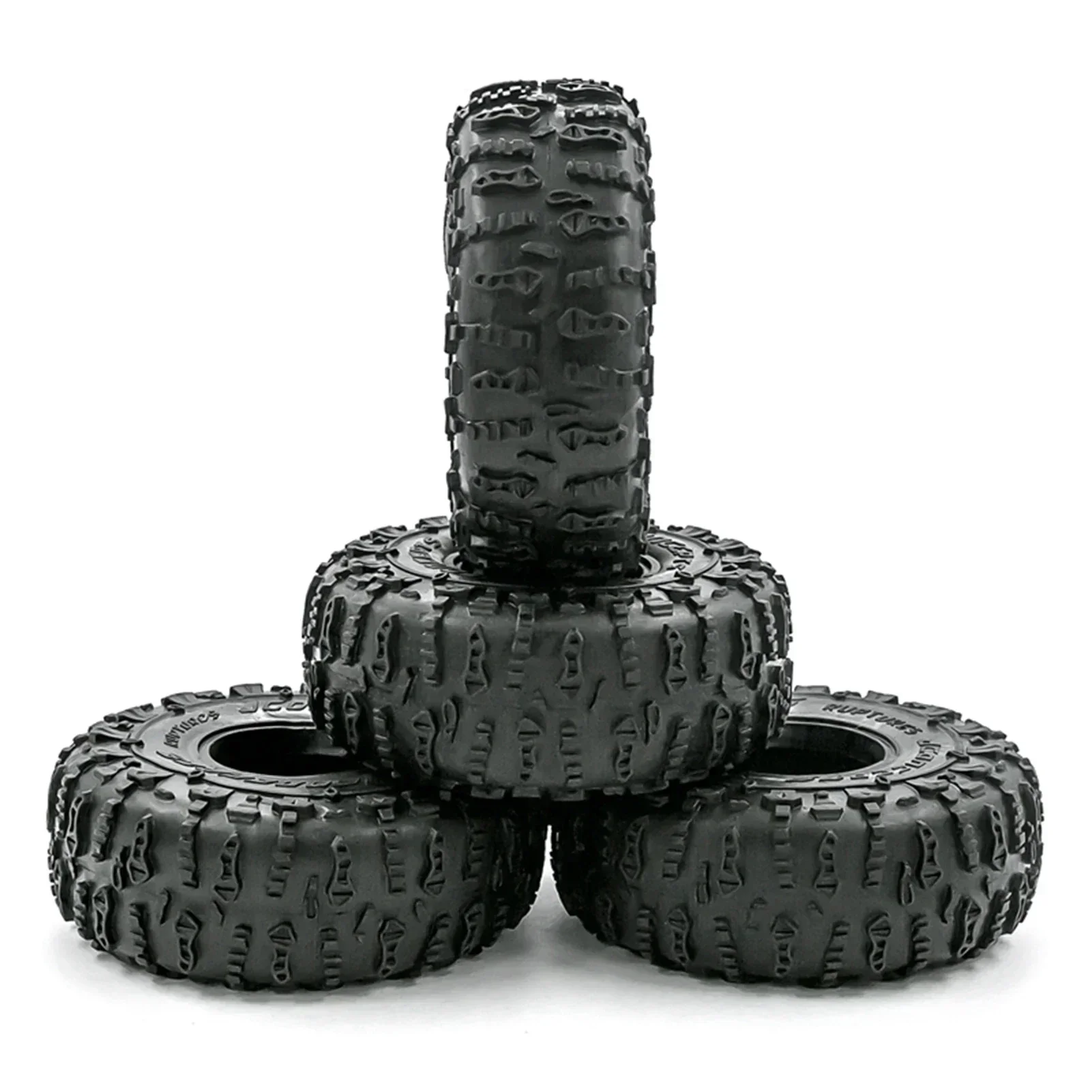 RC Auto 4 STUKS 120 MM 1.9 "Rubberbanden Wielbanden voor 1:10 RC Crawler Auto Axiale SCX10 90046 AXI03007 TRX4 RC Auto