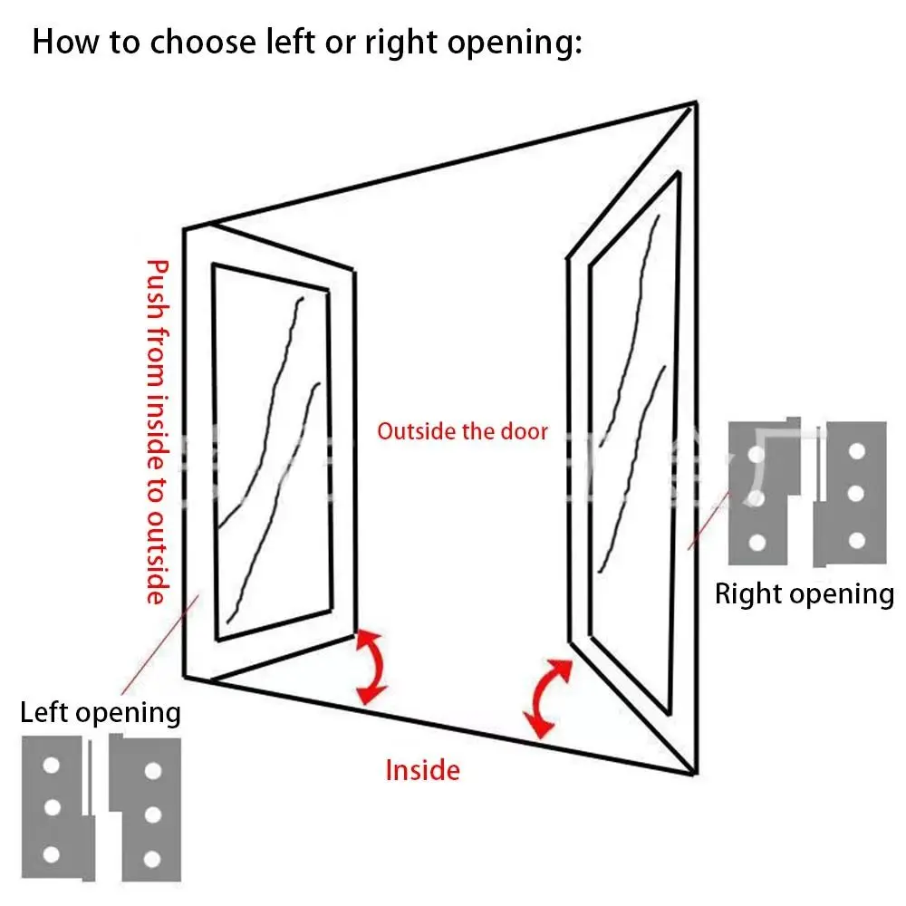 1 قطعة اكسسوارات النافذة انفصال المفصلي 1.5/2/2.5/3/4 بوصة الأثاث الأجهزة القابلة للإزالة المفصلي العلم شكل زلة مفصلات الأبواب المشتركة