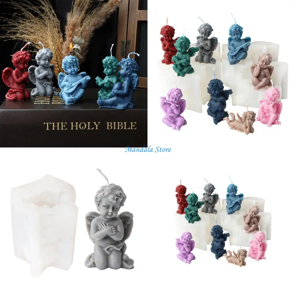 

U2JC Angel Silicone Mold Scented Mold DIY Cake Chocolate Soap Mold