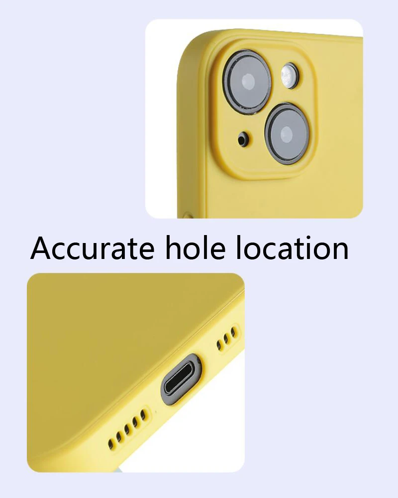 Hülle für iPhone 14Plus Hülle iPhone 11 12 13 Mini 14 15 16 Pro Max Cover stoßfeste flüssige Silikonhülle iPhone 14 Plus Hülle – Detail 3