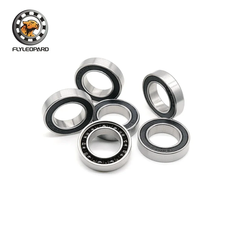 2PCS Hybrid Ceramic Bottom Bracket 18307RSCB 18x30x7mm Low Friction Waterproof ABEC-9,Easy Install