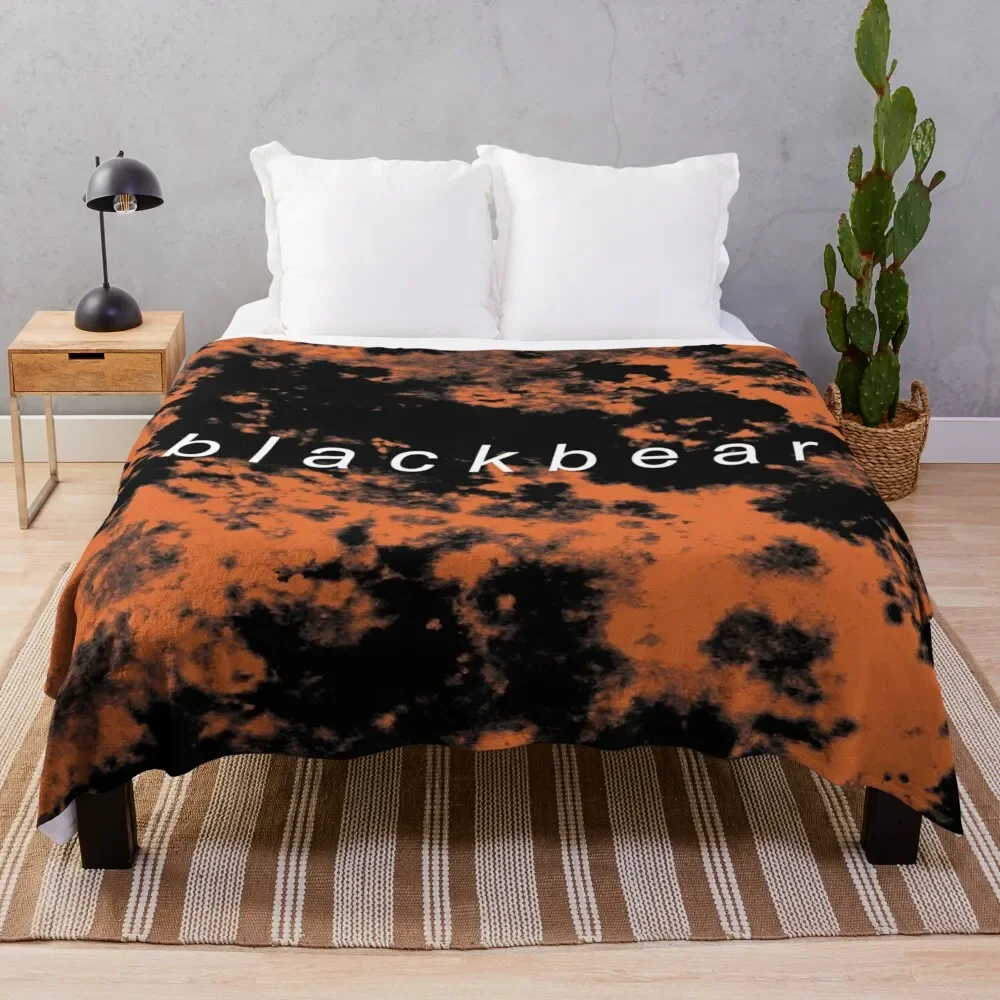 blackbear tie dye Throw Blanket Travel Picnic Plaid on the sofa Blankets