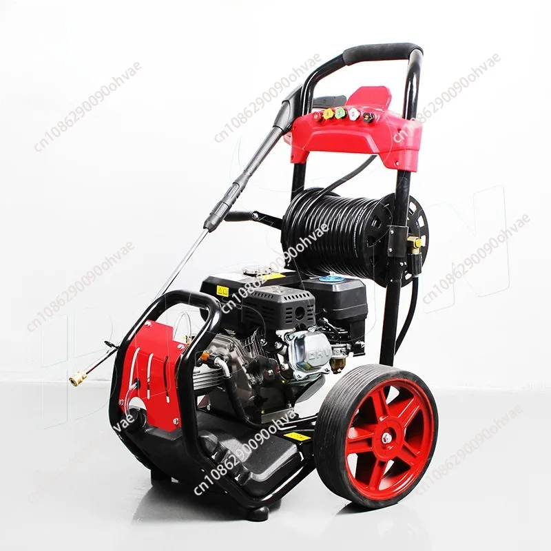 Pressure washer household commercial pressure washer hand push mobile car wash tool gasoline car wash machine