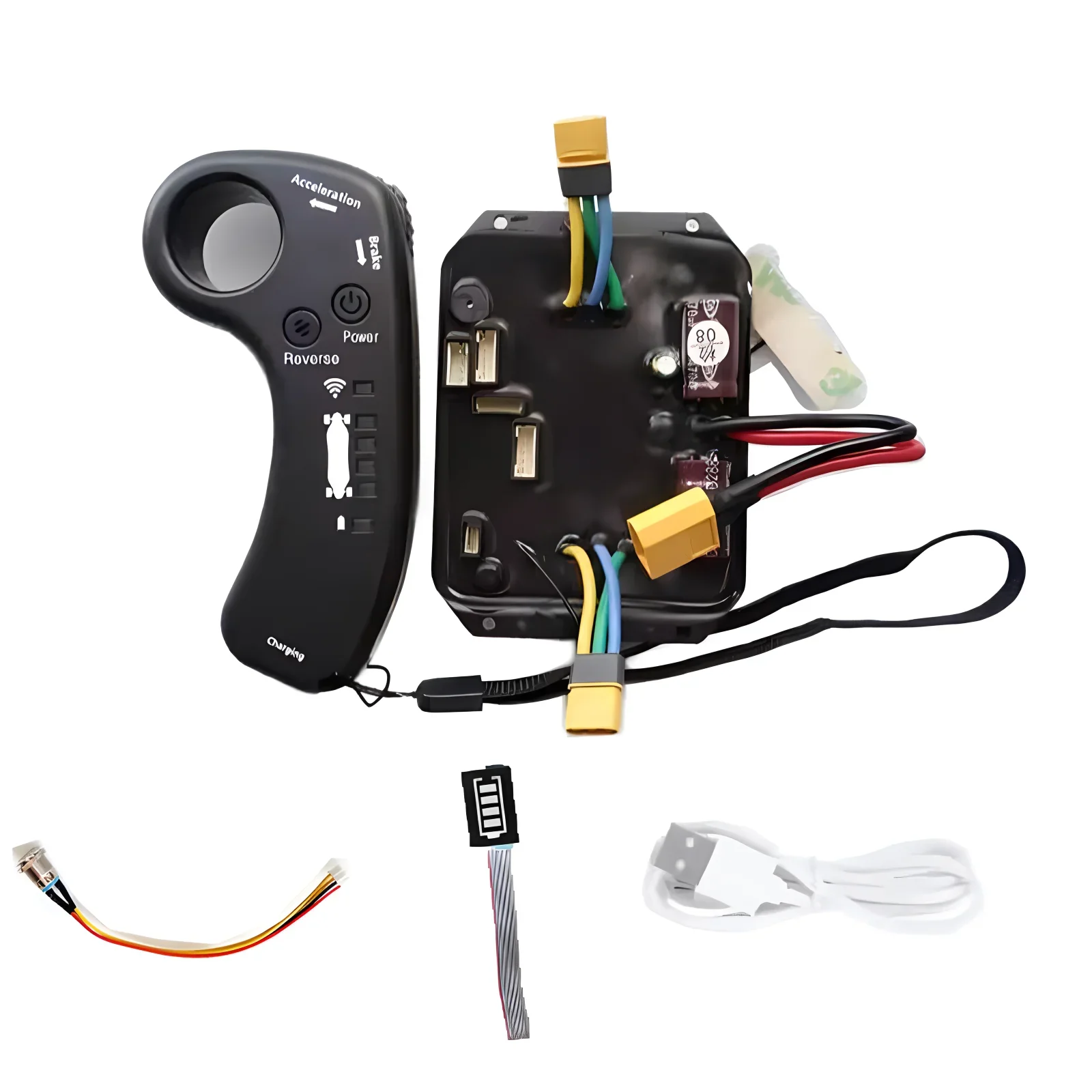 36v Scooter Dual Hub Motor Electric Skateboard Controller Control Longboard Drive Esc Speed Remote Control Kit Hub Controller