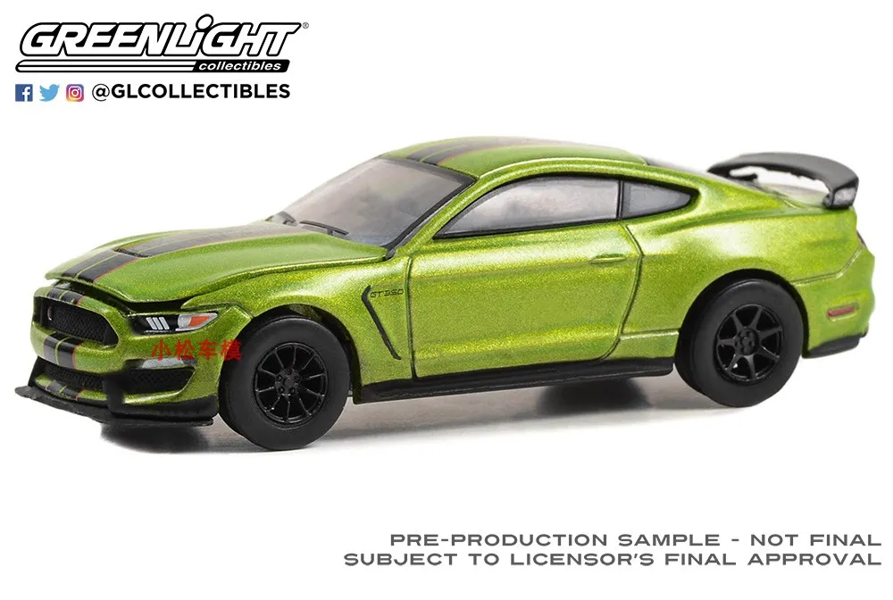 1:64 2020 Shelby GT350R Hohe Simulation Diecast Auto Metall Legierung Modell Auto Dekoration Display Sammlung Geschenke
