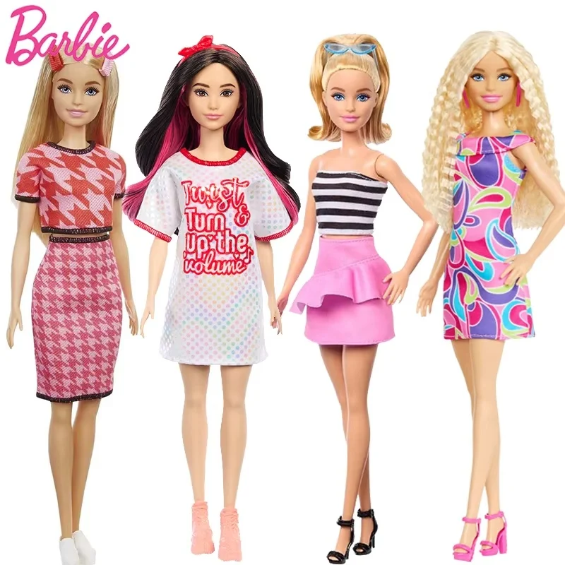 Genuine In Stock Barbie Fashion Master Doll Set Social Interactive Girl Princess Joint Mobility Sweetheart Butterfly Dress Gifts
