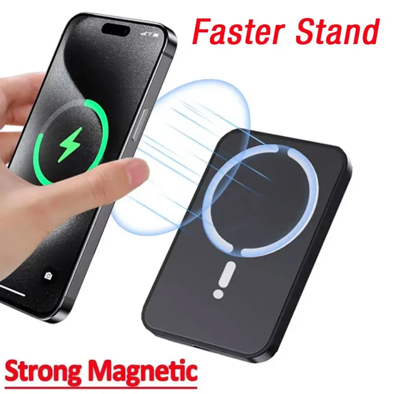 Car Air Vent Magnetic GPS Phone Holder Stand Wireless Charger For Magsafe iPhone 17 16 15 14 13 12 Pro Max Cell Fast Charging