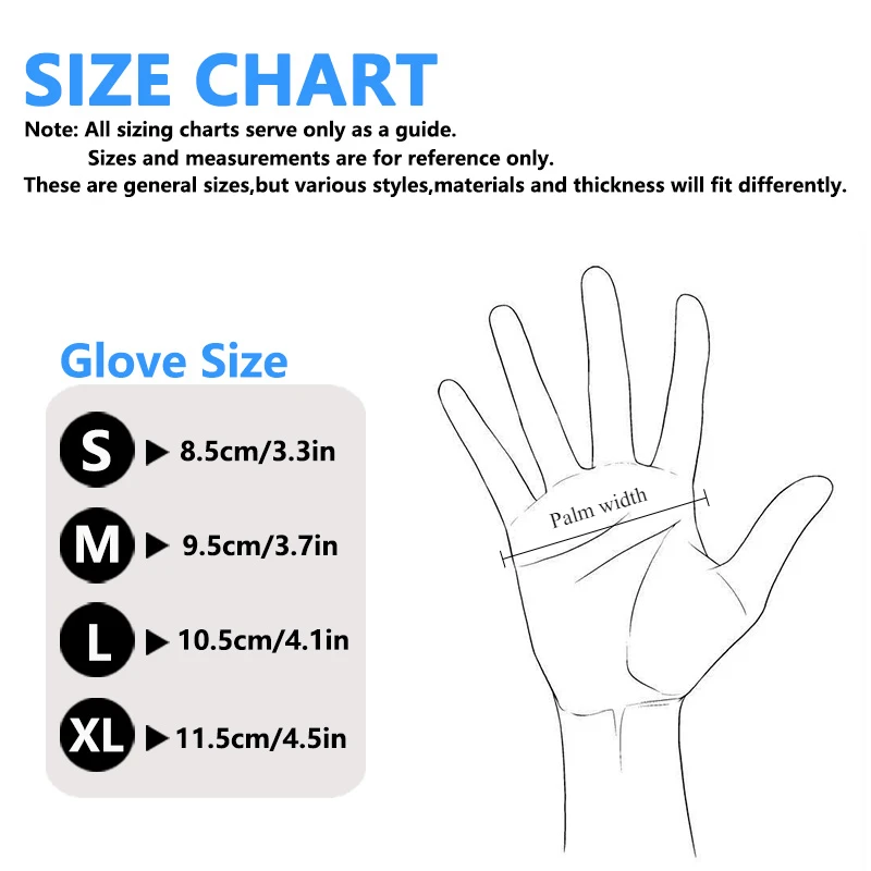 20/50/100 PCS White Nitrile Gloves Non-Latex Thick Durable Gloves Kitchen Dishwashing Cleaning Beauty Hair Dyeing Tools