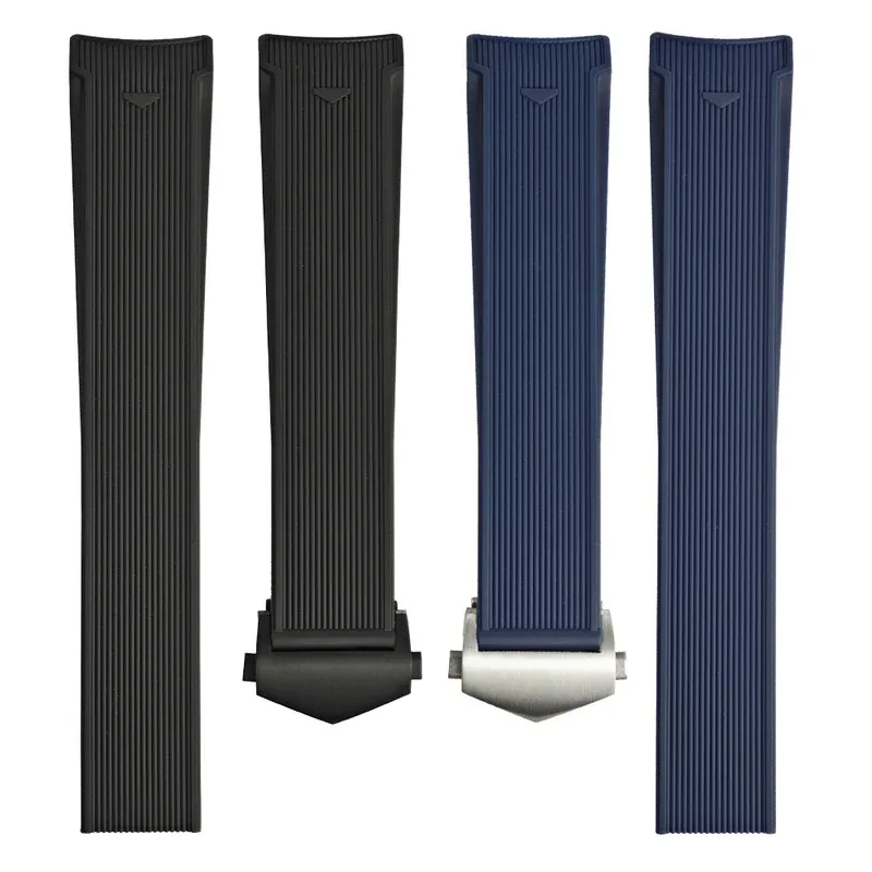 Natural Rubber Watch Strap 21mm 22mm for TAG HEUER 43mm WAY Aquaracer Calibre 5 300 500 41mm 20mm Waterproof Silicone Watchband