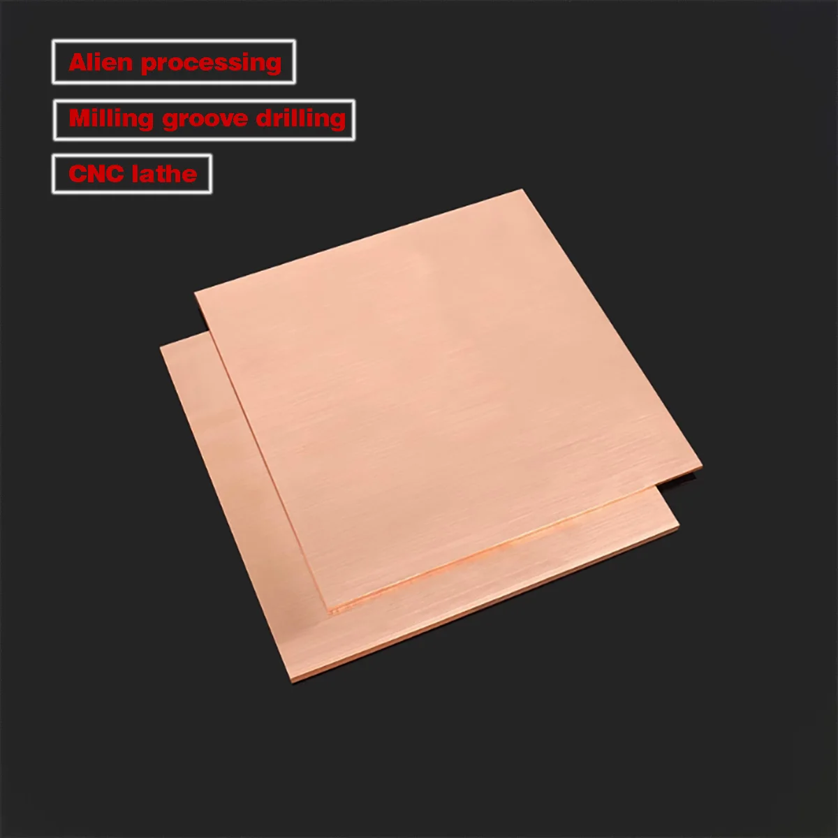 السُمك: 0.1/0.2/0.25/0.3/-0.6 مللي متر 99.9% ورقة النحاس T2 لوحة النحاس النحاس النقي Cu معدن 10x10/15x15/20x20-300x300 مللي متر