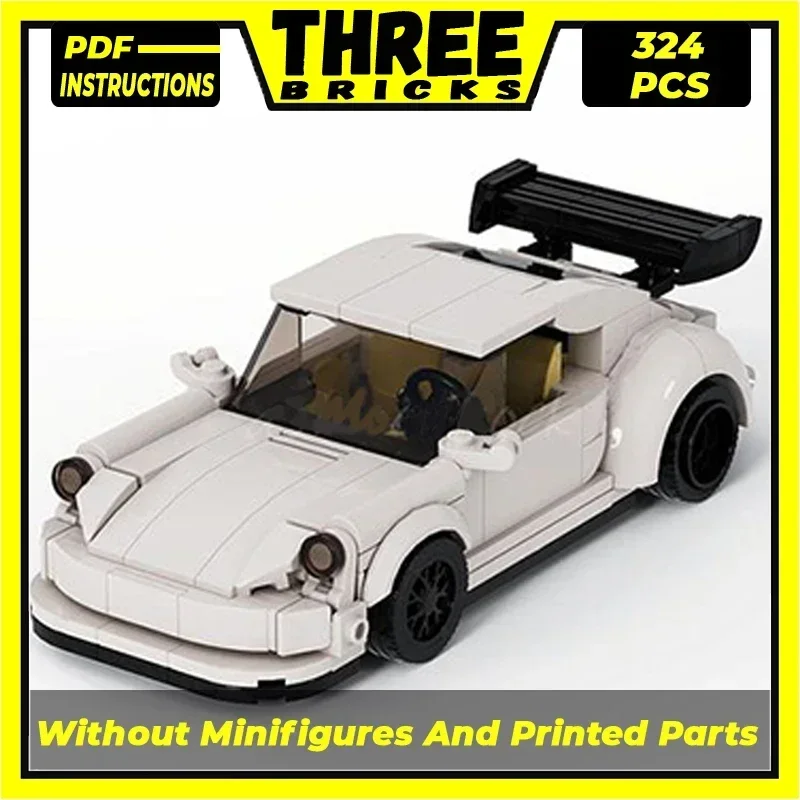 Stad Supercar Model Moc Bouwstenen Witte Snelheid Kampioen Technologie Modulaire Blokken Geschenken Kerst Speelgoed DIY Sets Montage