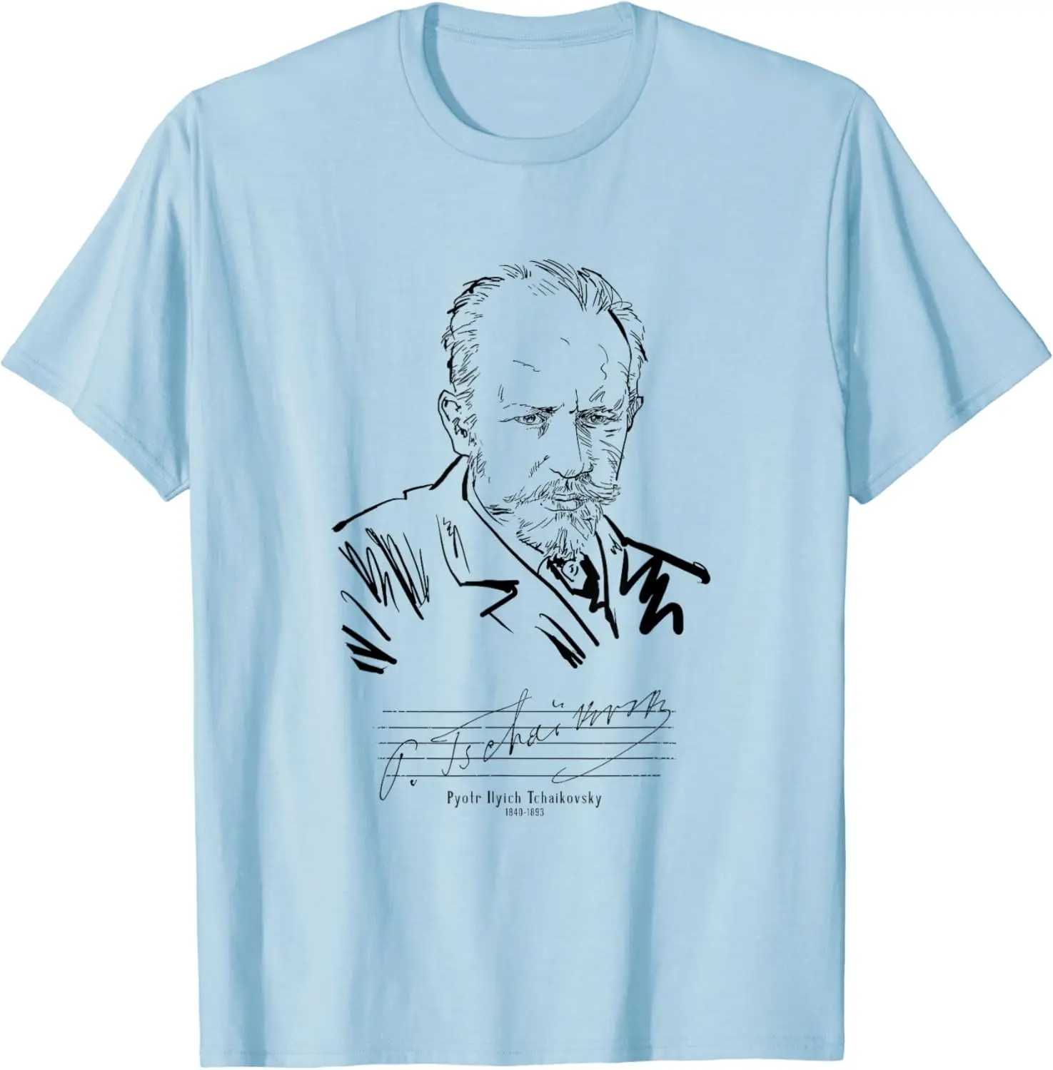 Tchaikovsky-Russian composer-Classical Music T-Shirt