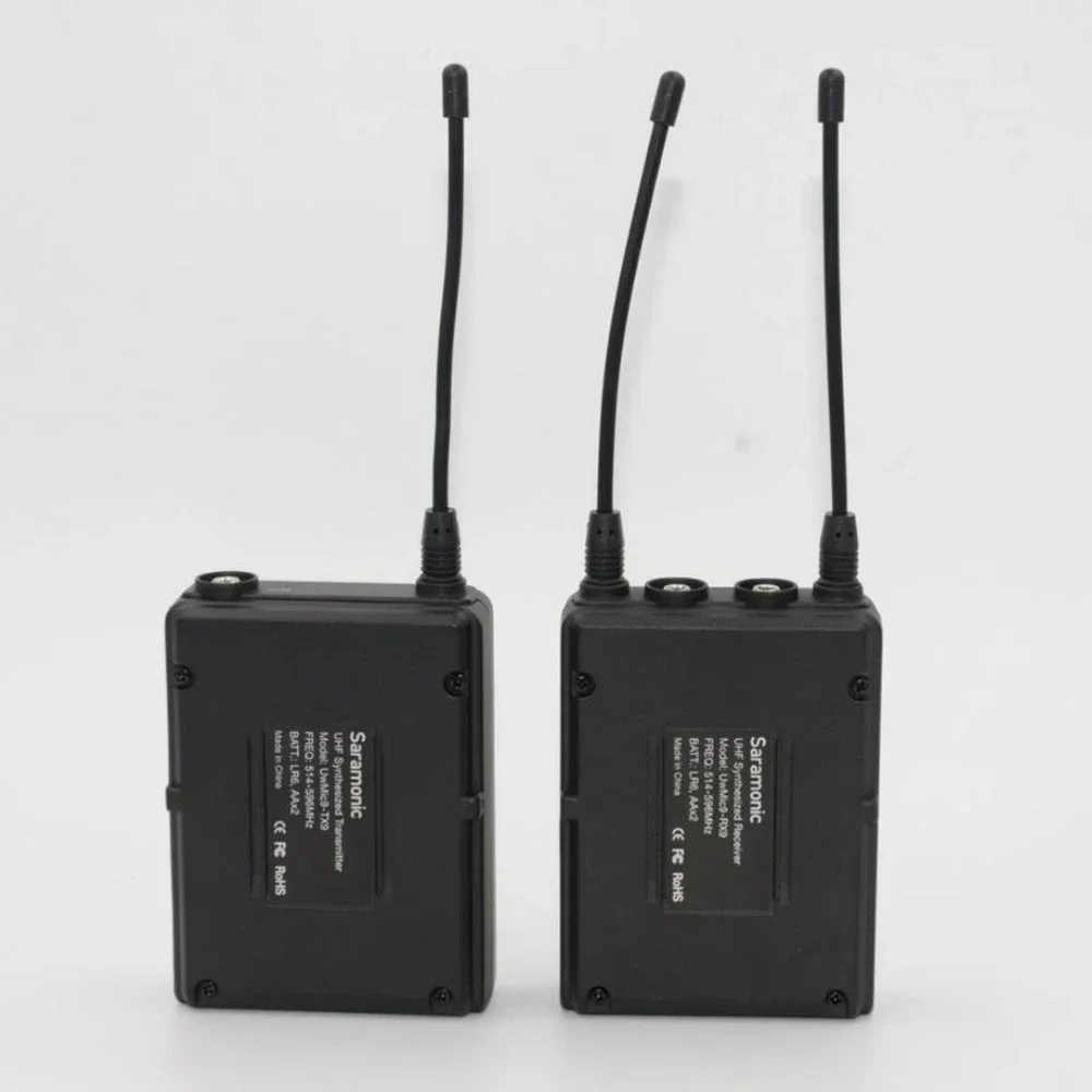 

IN STOCK Saramonic UwMic9 (RX9+TX9) Broadcast Interview UHF Wireless Lavalier Microphone System for DSLR Camcorder Video Camera