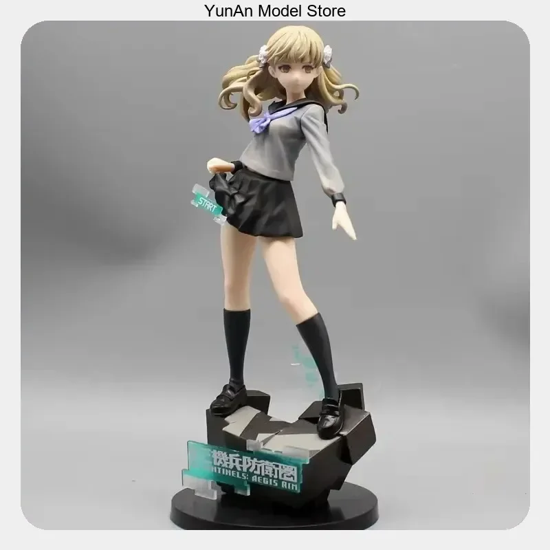 フィギュアモデル像コレクションデスクトップ装飾飾り25cm-13セントニェルズ：エイジス・リム冬坂イオリ素敵で美しい