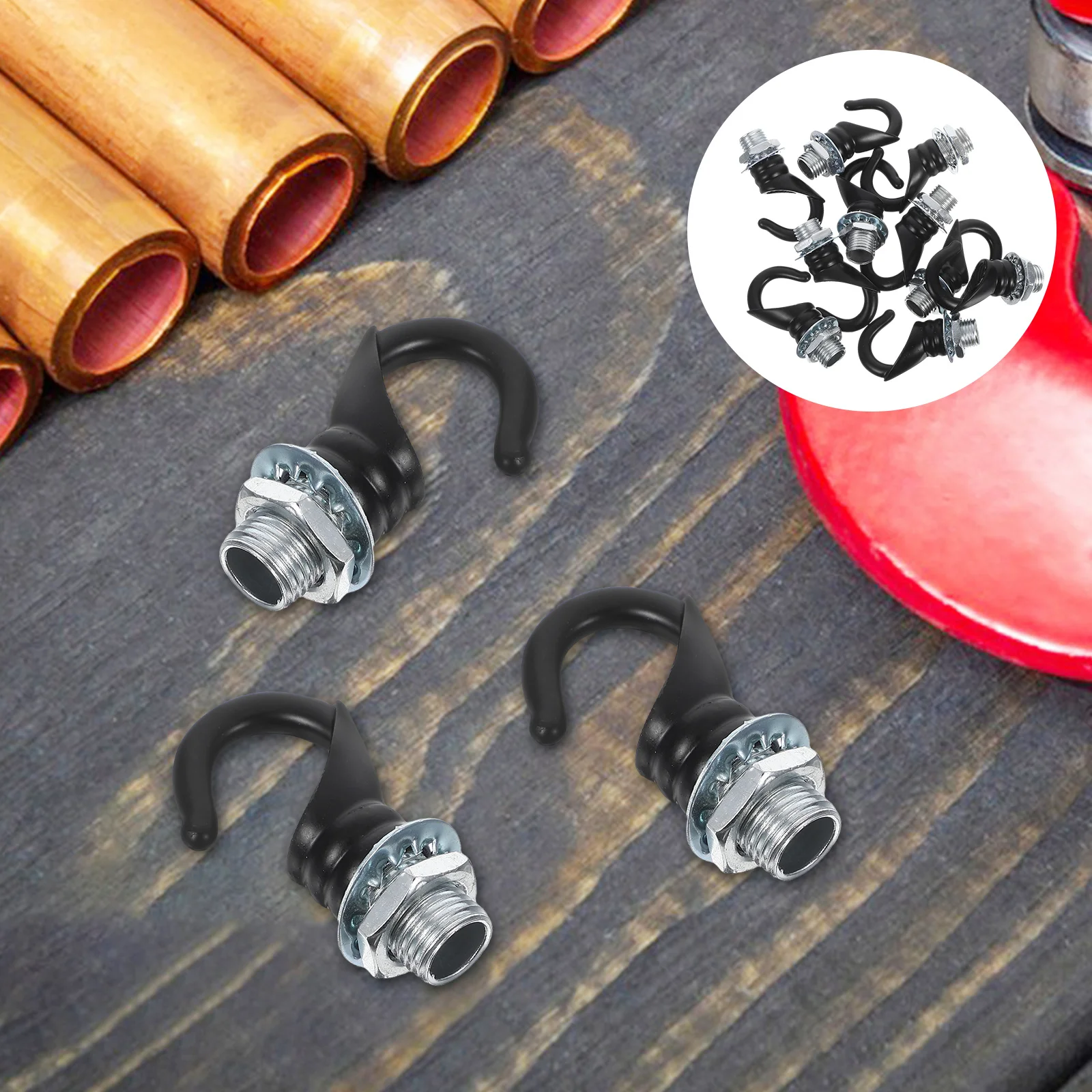 

10pcs Heavy Duty Pendant Lamp Hook Ceiling Mounting Hardware Strong Load Bearing Capacity For Dining Bar Kitchen Island Fixture