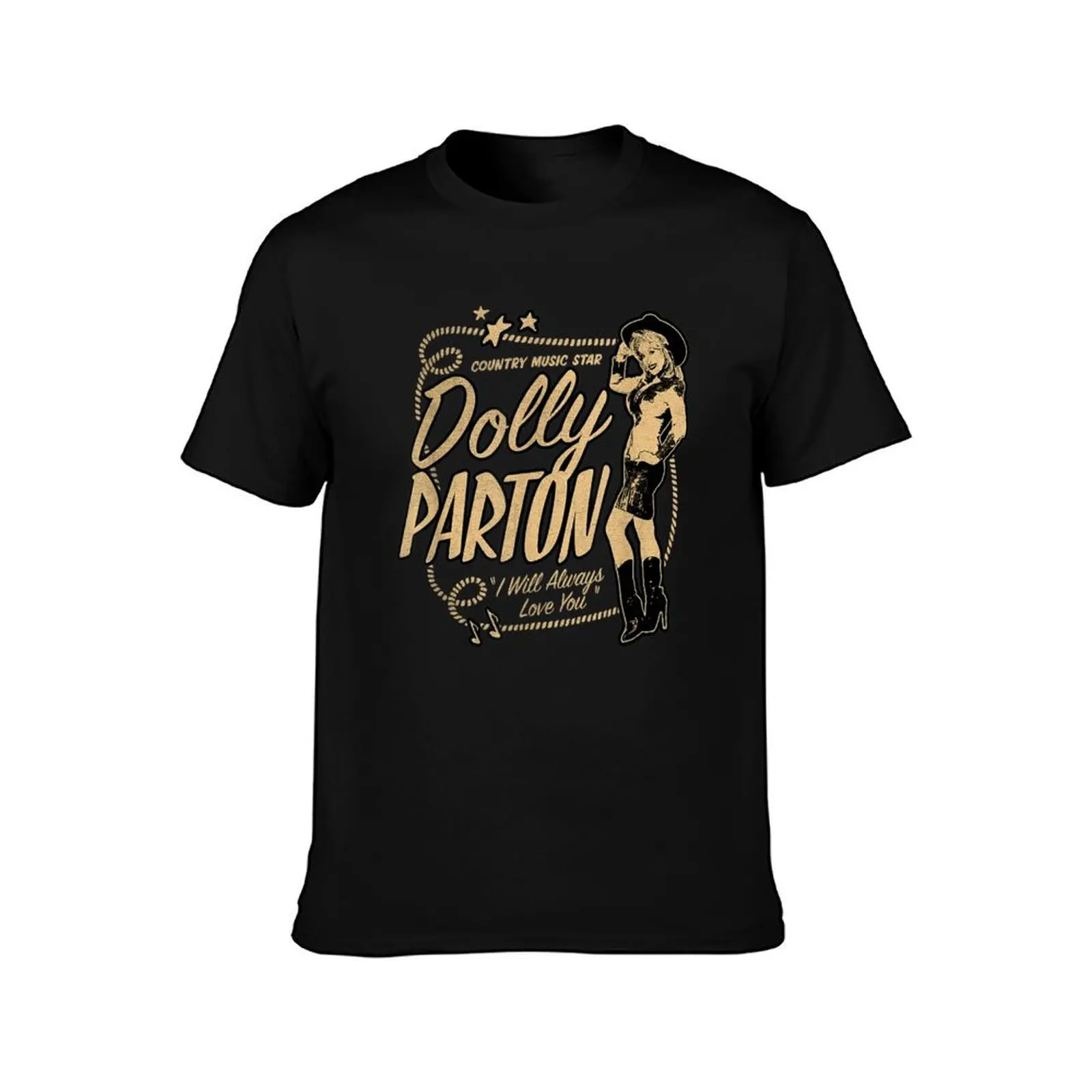 Dolly Parton Country Music Star T-Shirt Casual Loose Fit Short Sleeve T-Shirt