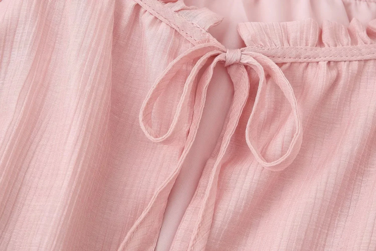 KONDALA Eleganter, süßer, schicker Damen-Rockanzug, O-Ausschnitt, kurzes Oberteil mit Schleife, langer Rock mit Schnürung, modisch, Herbst 2026, Party- und Abendgarderobe – Detail 22