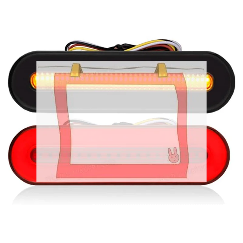 

1x LED Brake Tail Turn Lights 10-30V LED Tail & Brake Light Flowing Turn Signals Lights For Truck Trailer ATV UTV Car Lighting