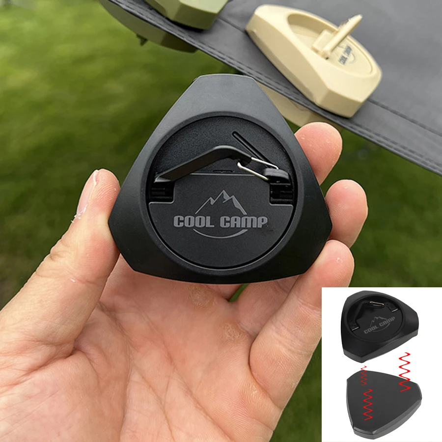 

1PCS Outdoor Camping Magnetic Hook Multifunctional Lightweight Suction Cup Hooks for Tents, Ropes,Emergency Light Fixtures