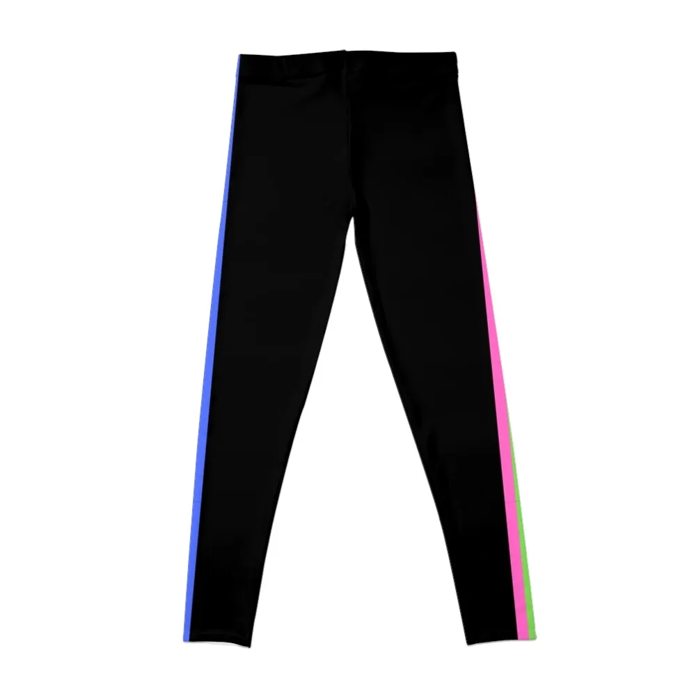 Subtle Retro Polysexual Flag Leggings sport set sport pants legging gym workout clothes for Womens Leggings