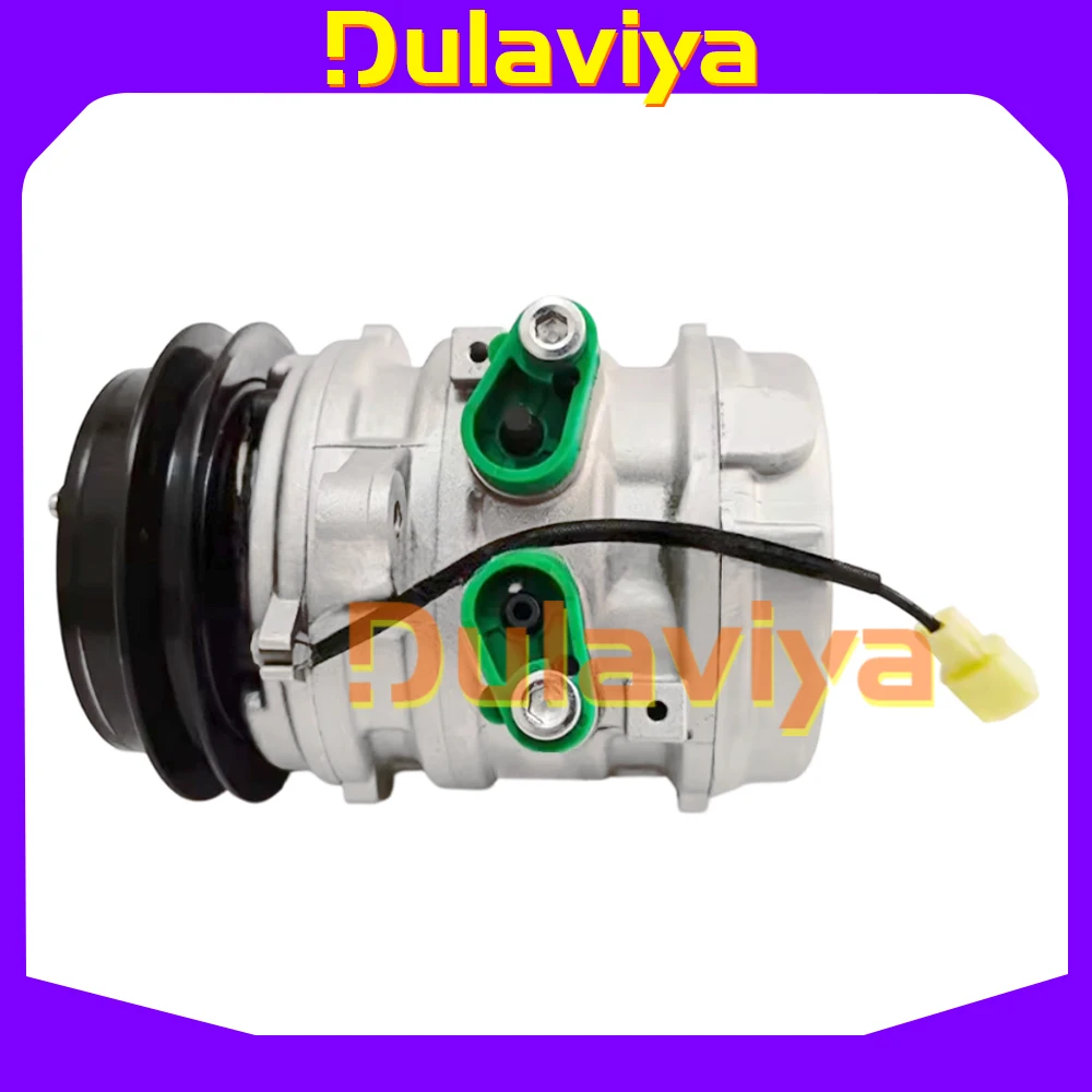 A/C AC Compressor SP10 For Hyundai R35Z-9 excavator Delphi 720306 11MH-90380 11HH-90380 RC.600.538