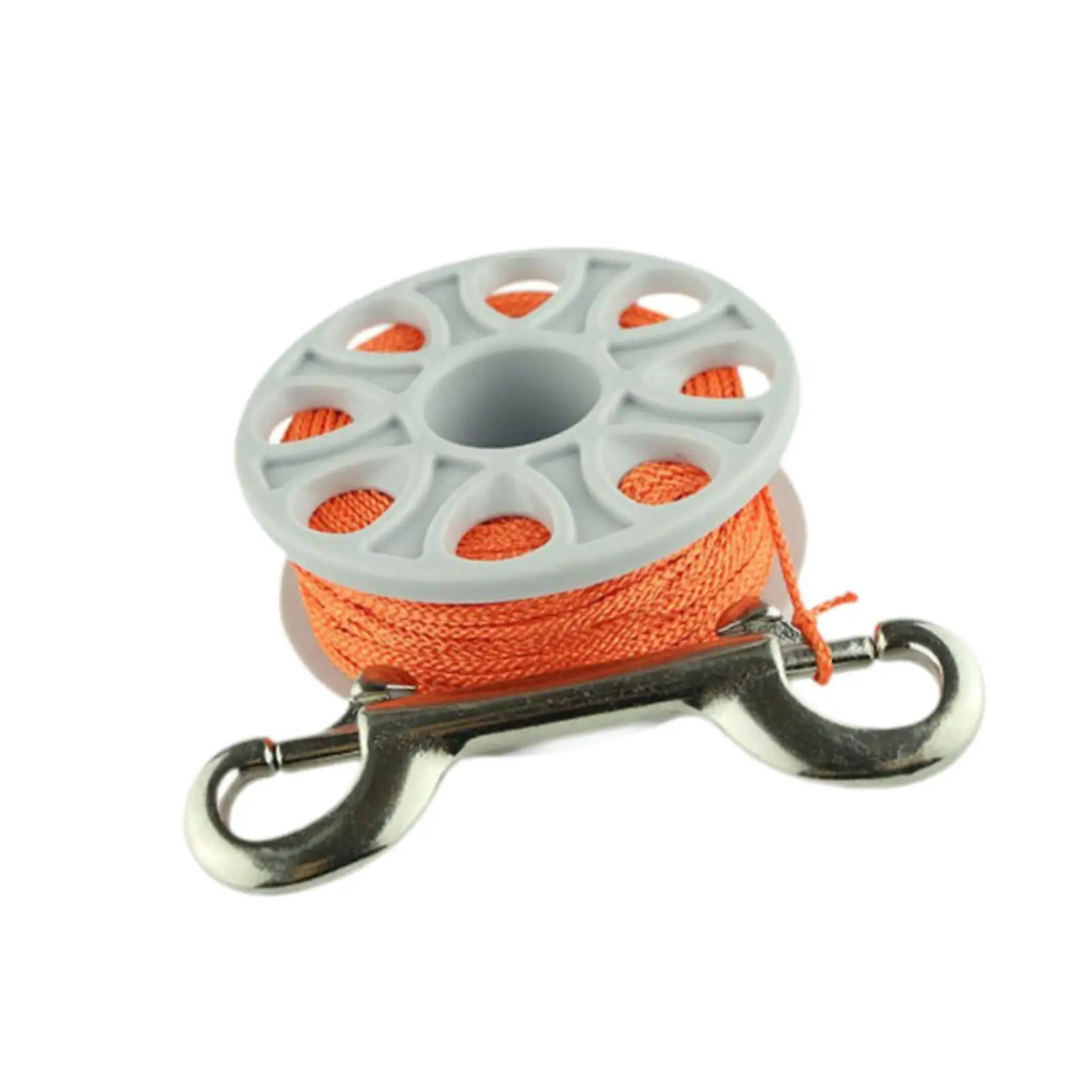 Underwater Diving Finger Spool Compact Nylon Reel Anti Tangle Dive Equipment with Clip for Cave Wreck Scuba Activities