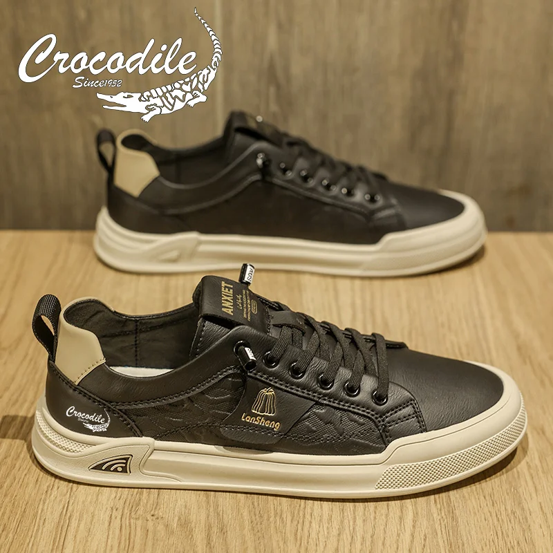 chaussures-decontractees-en-cuir-pour-hommes-crocodile-nouvelle-collection-printemps-2026-polyvalentes-souples-a-enfiler-style-workbeans-tendance-bout-rond-basses