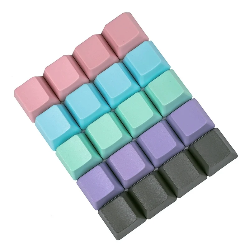 

Mechanical Keyboard Blank 1U 1X PBT Keycap OEM Profile R1 R2 R3 R4 Height Rainbow Pure Color Custom DIY WASD Arrow Number Key