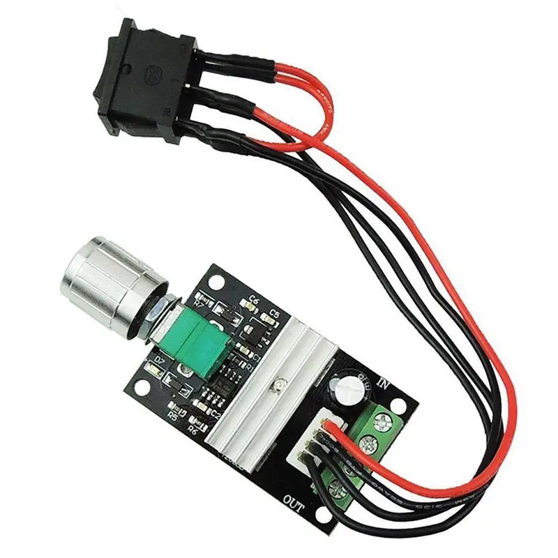ABRI-3X 6V 12V 24V 28V 3A 80W DC Motor Speed Controller (PWM) Speed Adjustable Reversible Switch 1203BB Dc Motor Driver