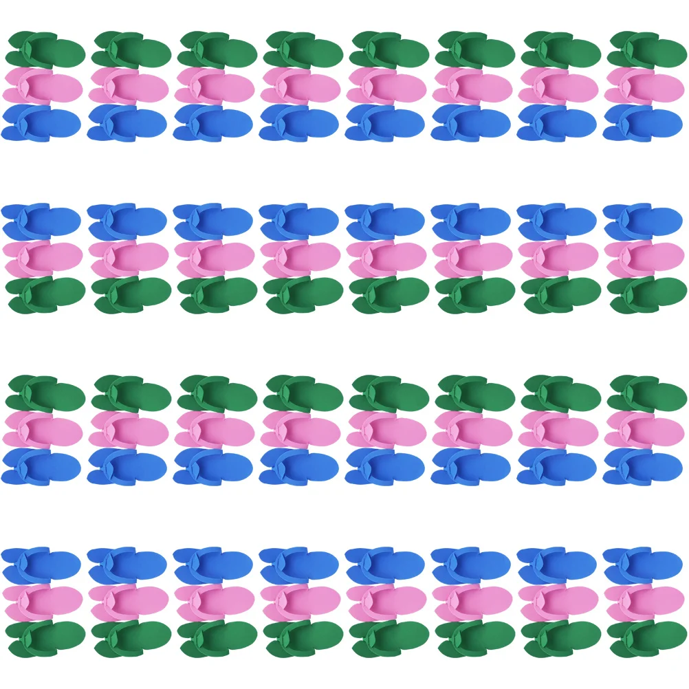 نعال رغوة إيفا المضادة للانزلاق ، صنادل للاستعمال مرة واحدة ، نعال الضيوف ، الصالون ، سبا قدم الأظافر ، بكميات كبيرة ، 48 زوجًا