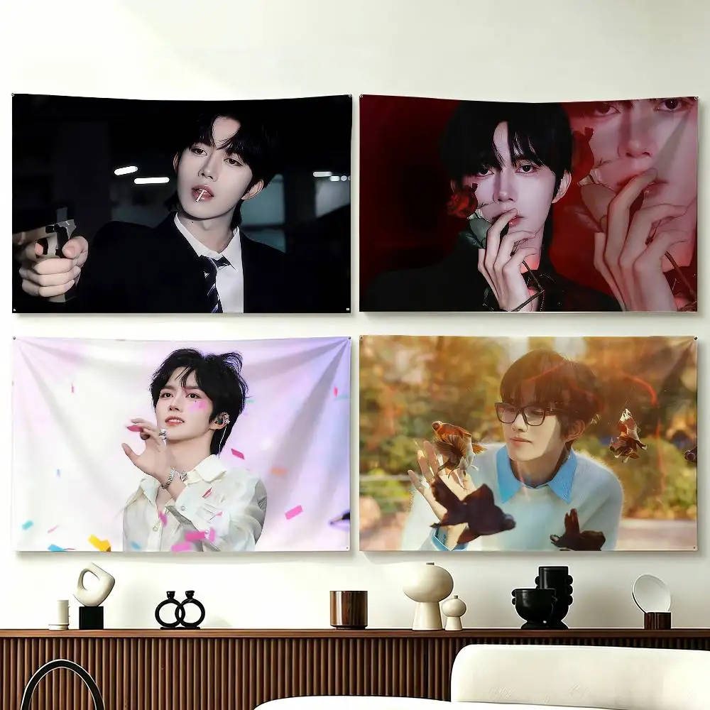 Huang Xing Eliot Huang D-Desire The Series Flags Wall Hanging Tapestry Outdoor Garage Room Decorative flag Background Blanket