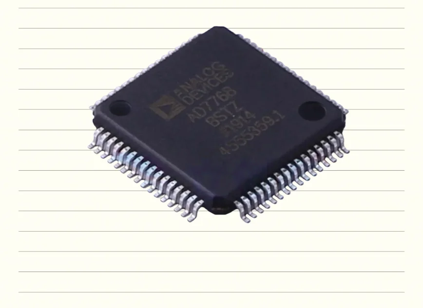 AD7768BSTZ AD7768-4BSTZ package LQFP64 analog-to-digital converter 8-/4-channel 24 bit synchronous sampling ADC