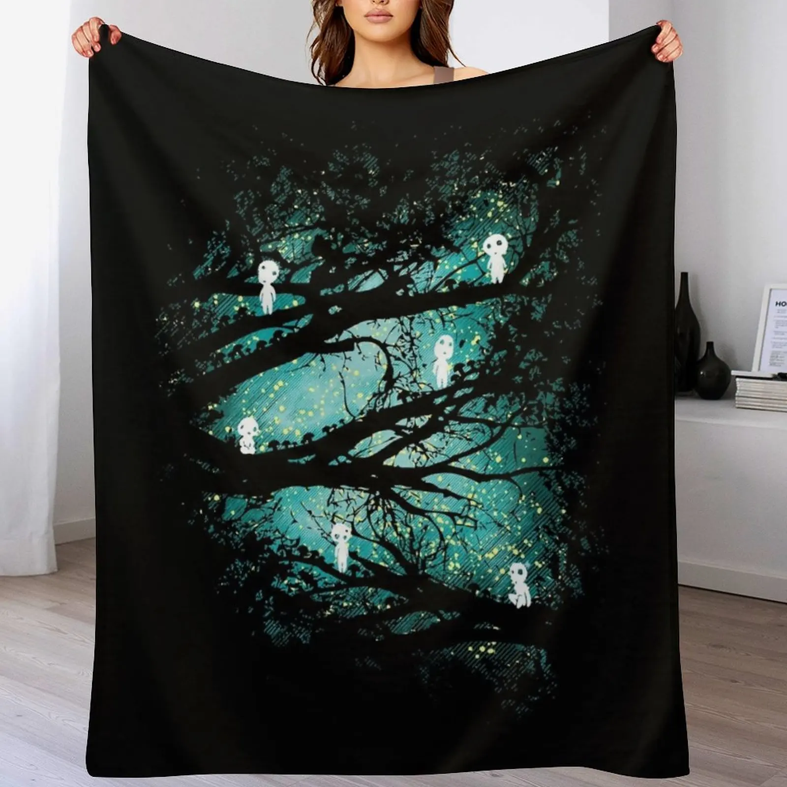

Tree Spirits Throw Blanket Weighted blankets and throws Baby Cute Blankets
