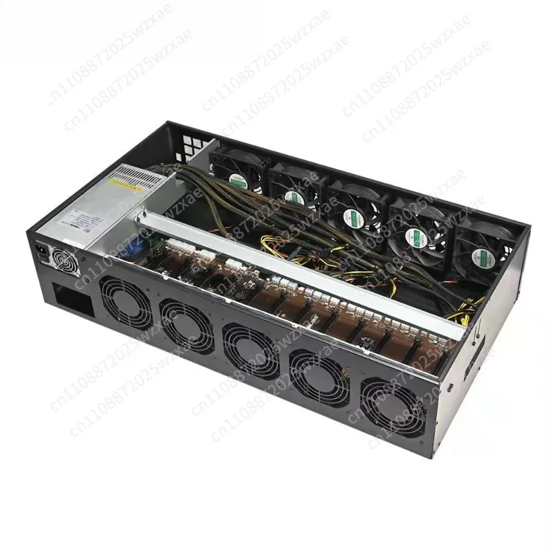6 cards 8 cards 12 cards multi-graphics card barebones platform B250 main board mainframe server multi-card rack