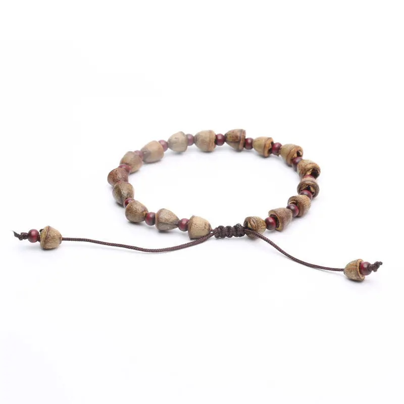 Eucalyptus Seeds Tibetan Buddhist Prayer Beads Buddha Bracelet & Bangles Rosary Wooden Jewelry For Men Women Unisex