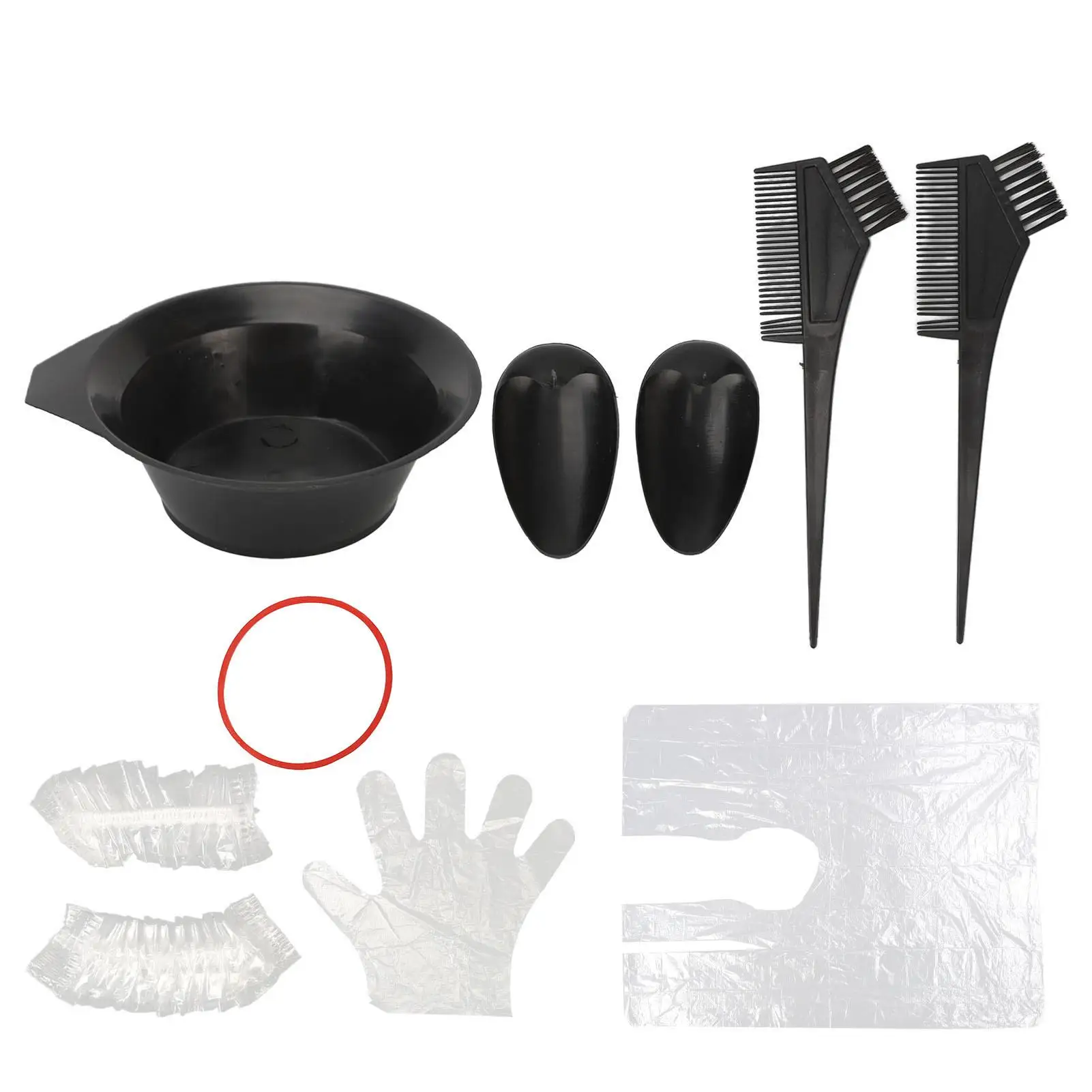 

Набор для краски для волос «сделай сам» с многоразовыми инструментами для женщин, для дома, окрашивание волос, чехлы для ушей, полный набор