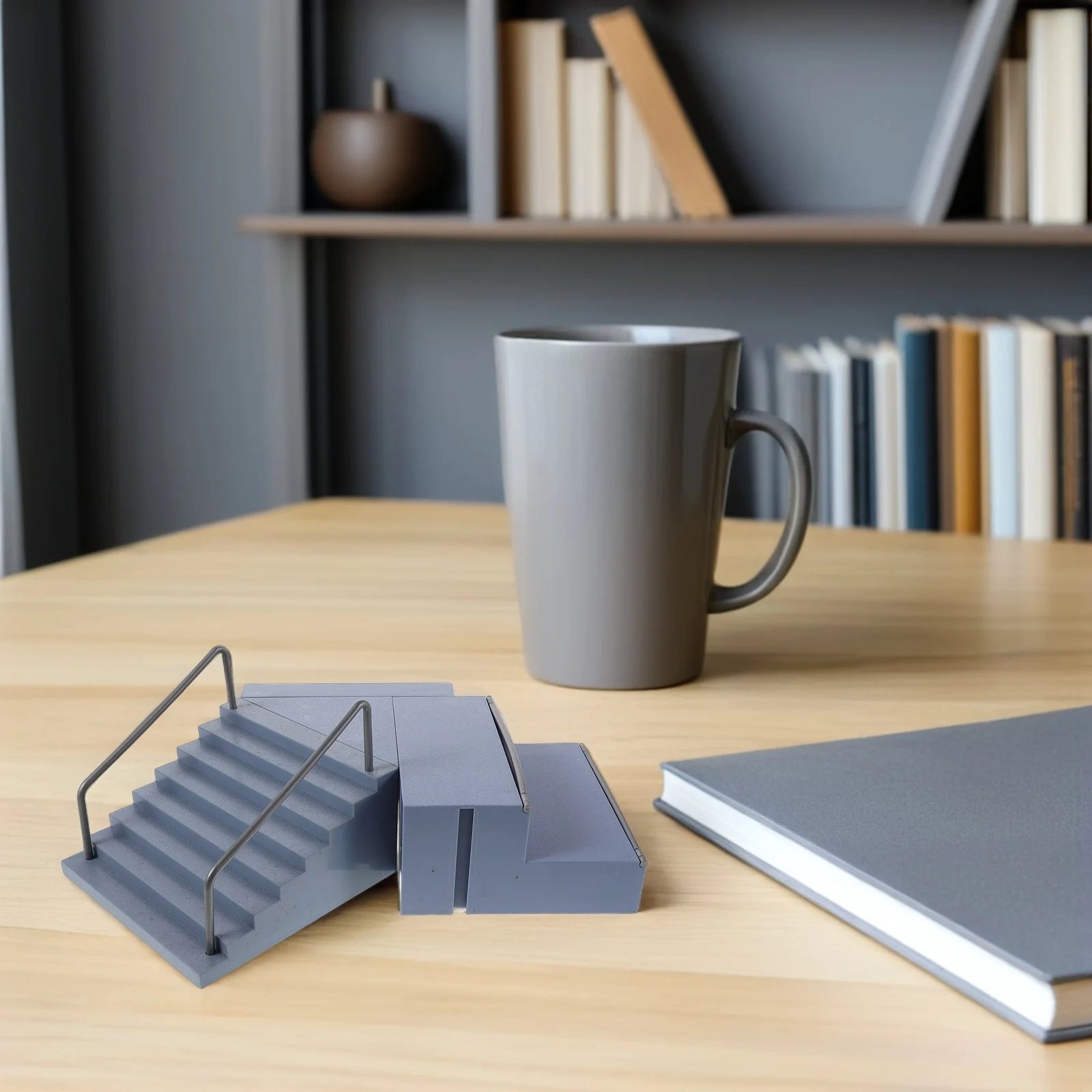 1 Set Finger Skateboard Mini Fingerboard Ramp Accessories For Kids Diy Assembly Durable Plastic Portable Skate Park Props Fun