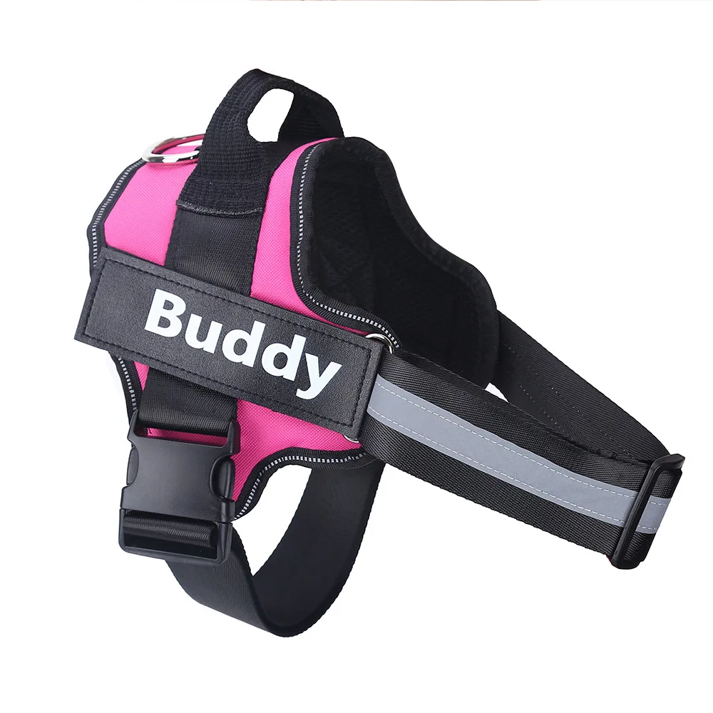 Personalized Dog Harness Reflective Breathable Pet Vest For Small Large Dog outdoor Walk Training Accessories honden accessoires