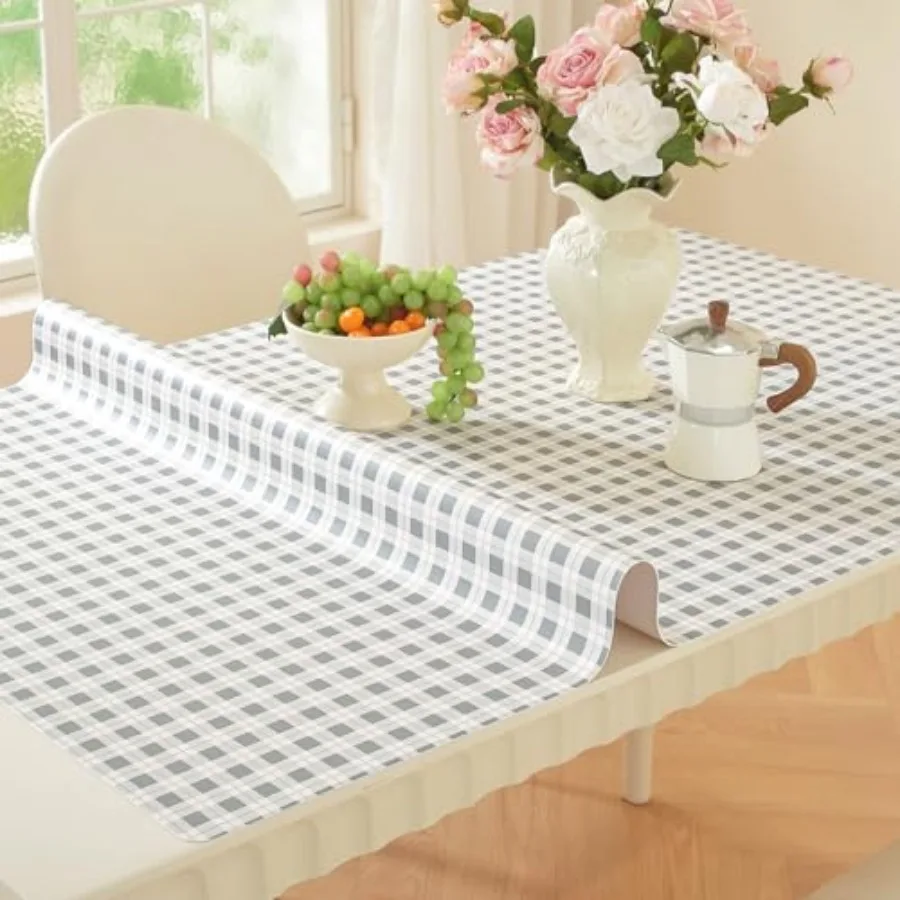 

Защитная пленка для стола LovePads, 36 x 60 дюймов, из толстого пластика, для обеденного стола, виниловая, гипоаллергенная