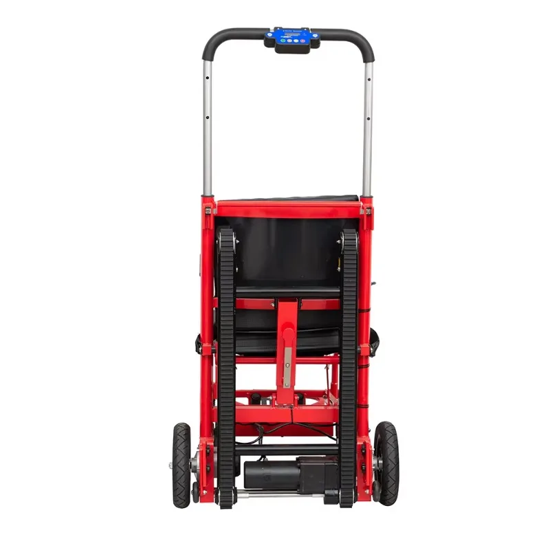 Escalera eléctrica para subir escaleras, máquina de dos ruedas para transportar pacientes, subir escaleras, silla de ruedas, escaleras sobre orugas plegables