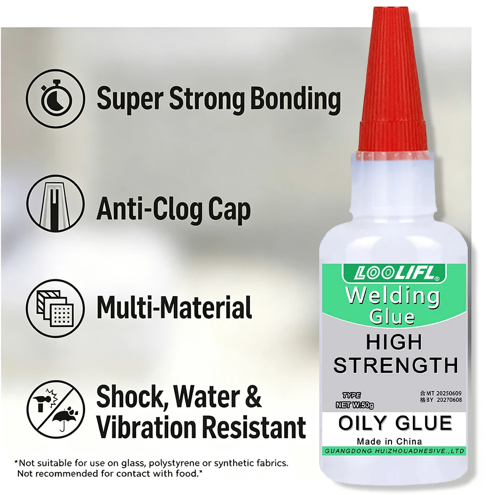 20g&50g Universal Welding  Glue Strong Bond Adhesive Waterproof Shockproof Multi Material Household Industrial Repair Super Glue