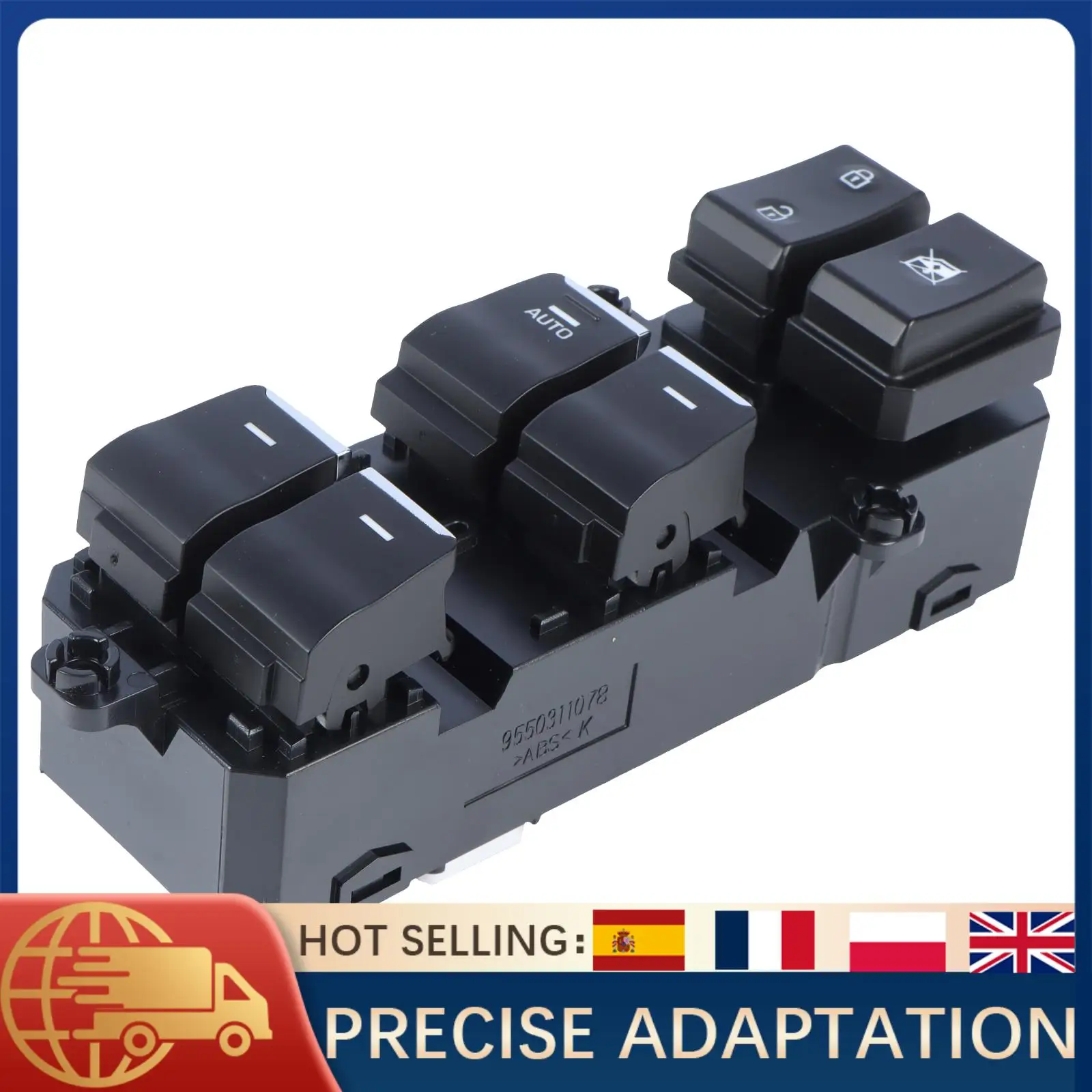 

Driver Master Power Window Switch OE 93571-D3000 93570-D3000 For Hyundai Tucson 2016-2018 Front Left Door Control