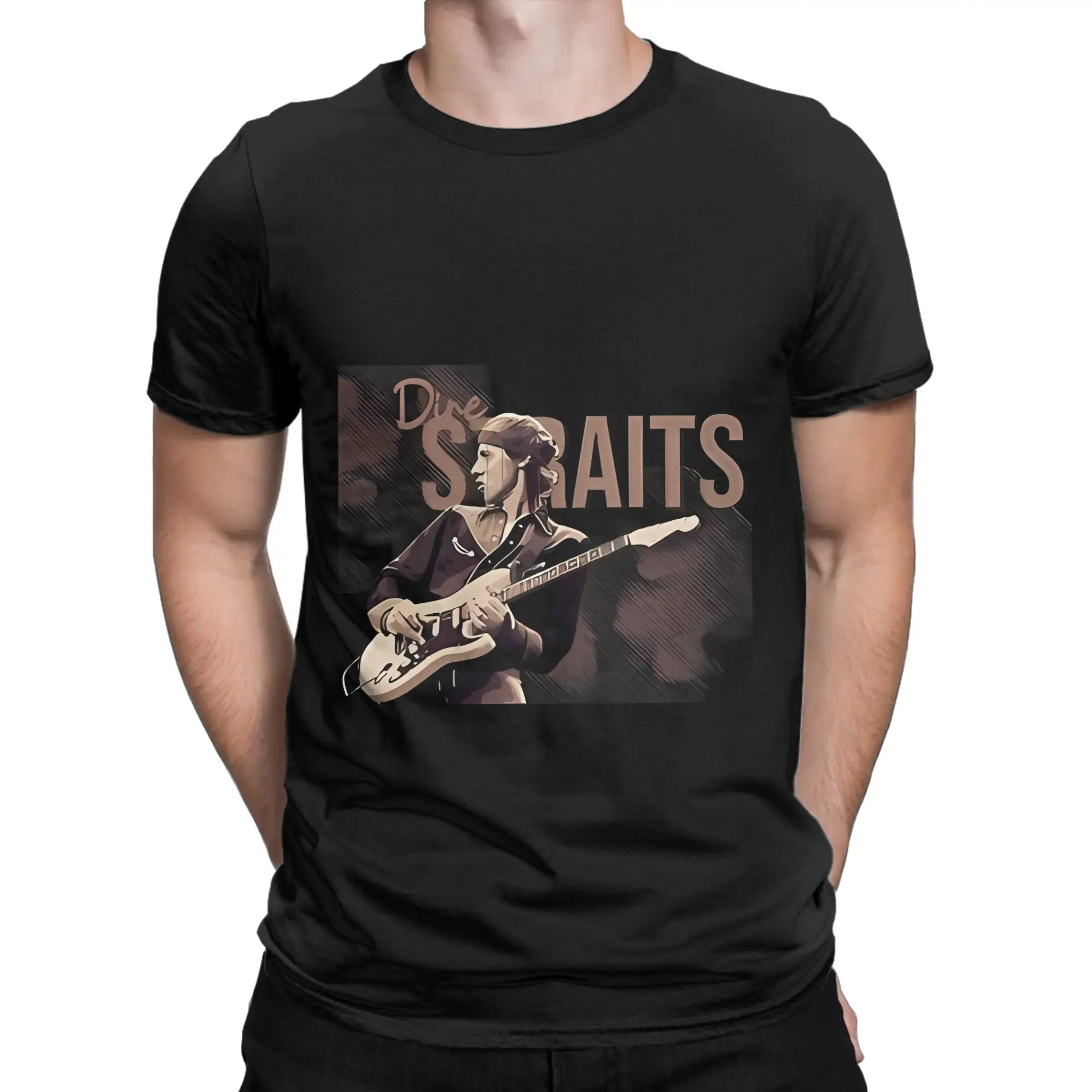 Camiseta con gráfico Dire Straits7 100% algodón, camisetas Dire Straits para hombre