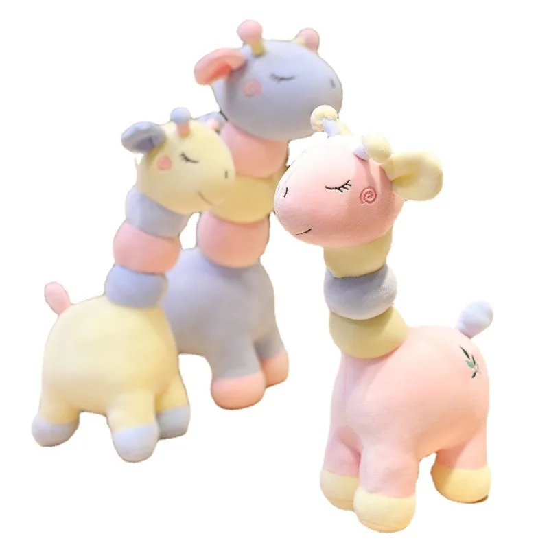 Jouet en peluche girafe 12 pouces, Animal en peluche Super doux et à câliner, cadeau de décoration pour compagnon de sommeil apaisant