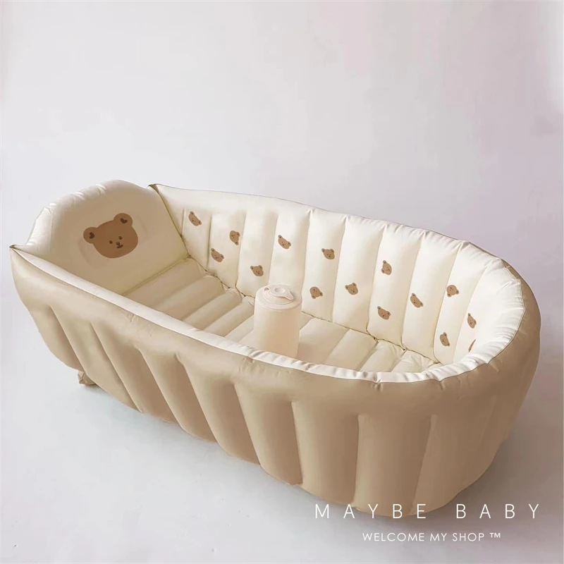 Baby Bathtub Multifunctional Folding Baby Inflatable Large Bath Bucket Household Newborn Children's Products